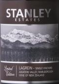 思坦利酒莊單一園勒格瑞紅葡萄酒(Stanley Estates Single Vineyard Lagrein, Awatere Valley, New Zealand)