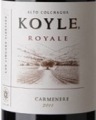 柯萊酒莊皇家佳美娜紅葡萄酒(Vina Koyle Royale Carmenere, Colchagua Valley, Chile)