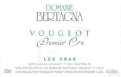 貝塔娜格拉斯干白葡萄酒(Domaine Bertagna Les Cras Blanc, Vougeot Premier Cru, France)