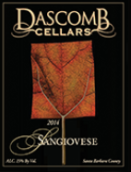 達斯康酒莊白鷹園桑嬌維塞干紅葡萄酒(Dascomb Cellars Whitehawk Vineyard Sangiovese, Santa Barbara County, USA)