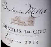 米樂特沃斯格樓（夏布利一級園）干白葡萄酒(Domaine Millet Chablis ?Vosgros, Chablis 1er Cru, France)