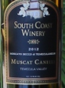 南部海岸麝香白葡萄酒(South Coast Moscato Secco, California, USA)