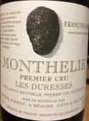 弗朗索瓦帕朗迪雷斯园蒙蝶利一级园红葡萄酒(Francois Parent Les Duresses, Monthelie Premier Cru, France)