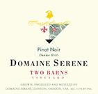 安詳山谷間葡萄園黑皮諾干紅葡萄酒(Domaine Serene Two Barns Vineyard Pinot Noir, Willamette Valley, USA)