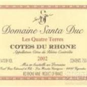 圣杜卡酒莊四地紅葡萄酒(Domaine Santa Duc Les Quatre Terres, Cotes du Rhone, France)