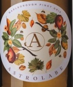 星盤酒莊灰皮諾白葡萄酒(Astrolabe Pinot Gris, Marlborough, New Zealand)
