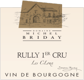 米歇尔布里代酒庄克鲁（吕利一级园）白葡萄酒(Domaine Michel Briday Les Cloux, Rully 1er Cru, Cote Chalonnaise, France)