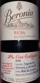 貝羅尼亞酒莊生態(tài)紅葡萄酒(Bodegas Beronia Vino Ecologico, Rioja DOCa, Spain)