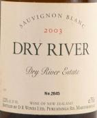 枯河酒莊長(zhǎng)相思白葡萄酒(Dry River Sauvignon Blanc, Martinborough, New Zealand)