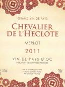 海洛特騎士梅洛干紅葡萄酒(Chevalier de L’Heclote Merlot, Pays d'Oc, French (VDP))