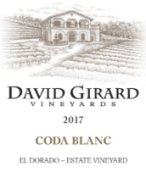 大衛(wèi)吉拉德科達混釀干白葡萄酒(David Girard Vineyard coda Blanc Rhone-style White Blend, El Dorado, USA)