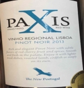 DFJ酒莊派克斯黑皮諾干紅葡萄酒(DFJ Vinhos Paxis Pinot Noir, Lisboa, Portugal)