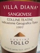 托若酒莊戴安娜桑嬌維塞紅葡萄酒(Cantina Tollo Villa Diana Sangiovese Colline Teatine IGT, Abruzzo, Italy)