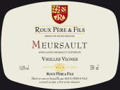 魯氏父子酒莊（默爾索村）老藤干白葡萄酒(Roux Pere & Fils Meursault Vieilles Vignes, Cote de Beaune, France)