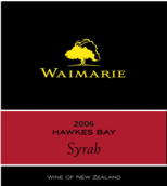 萬馬利西拉干紅葡萄酒(Waimarie Syrah, Hawkes Bay, New Zealand)