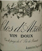 達(dá)澤托酒莊甜白葡萄酒(Clos d'Alzeto Vin Doux Blanc, Corsica, France)