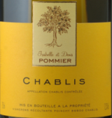 波米耶（夏布利村）干白葡萄酒(Isabelle & Denis Pommier Chablis, Burgundy, France)