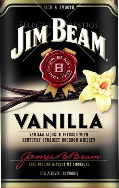 Jim Beam Vanilla Liqueur, Kentucky, USA-占边葡萄酒-价格-评价-中文