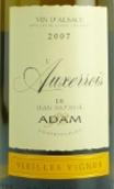 J.B.亞當老藤歐塞瓦干白葡萄酒(Jean-Baptiste Adam Vieilles Vignes L'Auxerrois, Alsace, France)