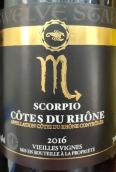 王子酒窖十二星座系列天蝎座老藤紅葡萄酒(Le Cellier des Princes Twelve Stars Scorpio Vieilles Vignes, Cotes du Rhone, France)