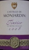 蒙哈丁酒莊丹魄干紅葡萄酒(Castillo de Monjardin Tintico Tempranillo Joven, Navarra, Spain)