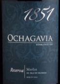 歐查佳維亞1851珍藏梅洛紅葡萄酒(Ochagavia 1851 Reserva Merlot, Colchagua Valley, Chile)