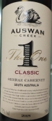 天鹅酒庄一号经典红葡萄酒(Auswan Creek the one classic, South Australia, Australia)