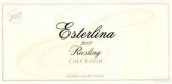 Esterlina Vineyards Riesling, Cole Ranch, USA