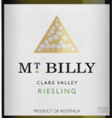 比利山酒莊雷司令白葡萄酒(Mt. Billy Riesling, Clare Valley, Australia)