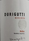 杜里古蒂家族珍藏系列馬爾貝克干紅葡萄酒(Familia Durigutti Reserva Malbec, Mendoza, Argentina)