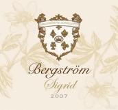 伯格斯多姆“西格麗德”霞多麗干白葡萄酒(Bergstrom Wines 'Sigrid' Chardonnay, Willamette Valley, USA)