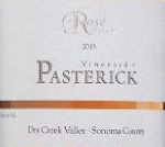 帕特斯里克莊園西拉桃紅葡萄酒(Vineyard of Pasterick Estate Rose of Syrah, Dry Creek Valley, USA)