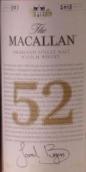 麥卡倫52年蘇格蘭單一麥芽威士忌(The Macallan 52 Years Old Single Malt Scotch Whisky, Highlands, UK)