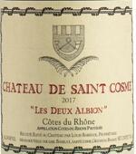 圣戈斯酒莊二阿爾比恩紅葡萄酒(Chateau de Saint Cosme Les Deux Albion, Cotes du Rhone, France)