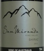 山姆米蘭達(dá)西拉干紅葡萄酒(Sam Miranda Shiraz, King Valley, Australia)