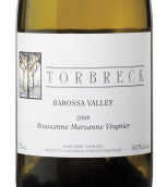 托布雷瑪珊-維歐尼-瑚珊干白葡萄酒（2001）(Torbreck Marsanne - Viognier - Roussanne, Barossa Valley, Australia)