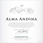 阿爾瑪安迪那特濃情干紅葡萄酒(Alma Andina Torrontes, Salta, Argentina)