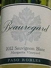 博雷加德帕索羅布爾斯長相思干白葡萄酒(Beauregard Vineyards Paso Robles Sauvignon Blanc, California, USA)