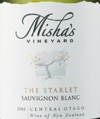 米莎酒莊新星長相思白葡萄酒(Misha's Vineyard The Starlet Sauvignon Blanc, Central Otago, New Zealand)