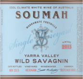 蘇馬天然酵母發(fā)酵薩瓦涅干白葡萄酒(Soumah Wild Savagnin, Yarra Valley, Australia)