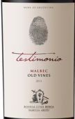 宣言老藤馬爾貝克干紅葡萄酒(Testimonio Old Vines Malbec, Mendoza, Argentina)