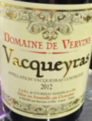 維爾婉酒莊瓦給拉斯紅葡萄酒(Domaine de Vervine, Vacqueyras, France)