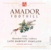 阿馬多爾山麓晚收賽美蓉甜白葡萄酒(Amador Foothill Winery Late Harvest Semillon, Shenandoah Valley, USA)