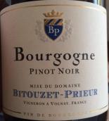 比圖澤-普里厄酒莊勃艮第黑皮諾干紅葡萄酒(Domaine Bitouzet-Prieur Bourgogne Pinot Noir, Burgundy, France)