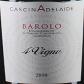 卡斯納莊園4號藤巴羅洛紅葡萄酒(Cascina Adelaide 4 Vigne Barolo DOCG, Piedmont, Italy)