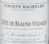 文森巴特酒莊（伯恩丘村）干紅葡萄酒(Domaine Vincent Bachelet Cote de Beaune-Villages, Burgundy, France)