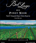 貝爾湖珍藏黑皮諾干紅葡萄酒(Bel Lago Dijon Clone Pinot Noir Reserve, Leelanau Peninsula, USA)