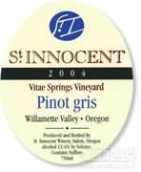 圣純潔緋黛泉灰皮諾干白葡萄酒(St. Innocent Vitae Springs Vineyard Pinot Gris, Willamette Valley, USA)