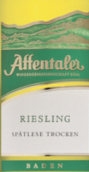 金靈猴酒莊版本雷司令晚收干白葡萄酒(Affentaler Edition Riesling Spatlese Trocken, Baden, Germany)