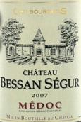 碧珊世家酒莊紅葡萄酒(Chateau Bessan Segur, Medoc, France)